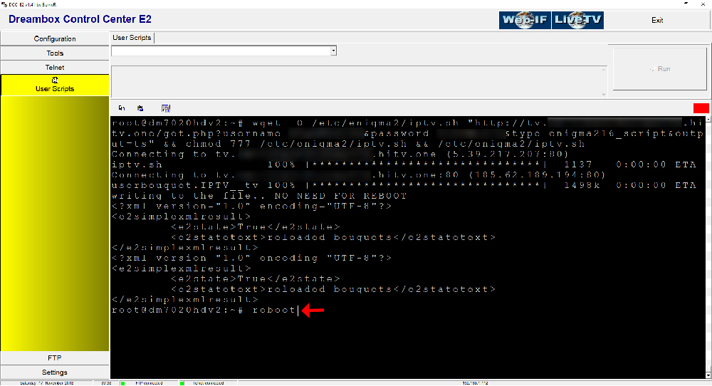 How to Setup IPTV on Enigma 2 via Autoscript? — illustration 4