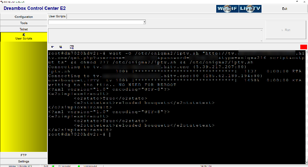 How to Setup IPTV on Enigma 2 via Autoscript? — illustration 3
