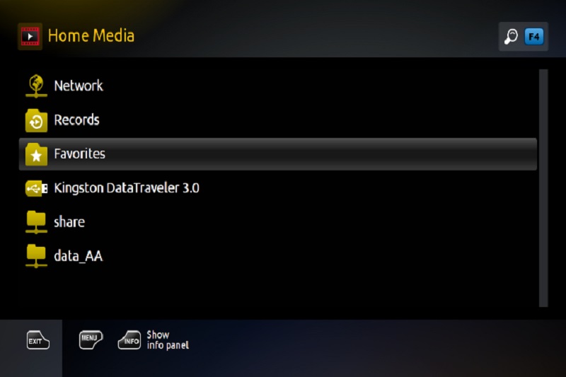 How to add channels to the Favorites list on a MAG box? — illustration 2