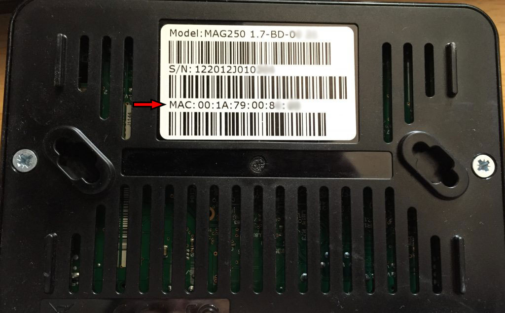 What is MAC address on MAG Box? — illustration 1
