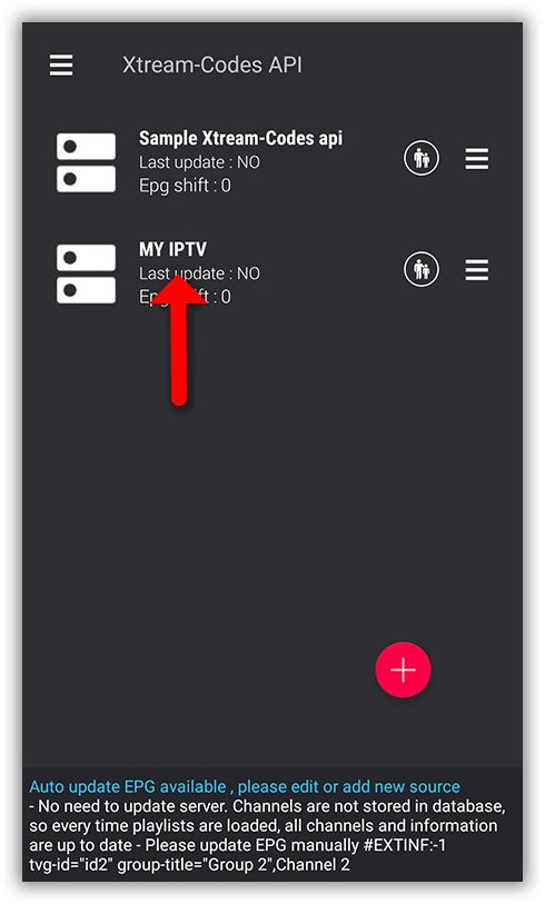 How to setup IPTV on GSE via Xtream-Codes API? — illustration 4